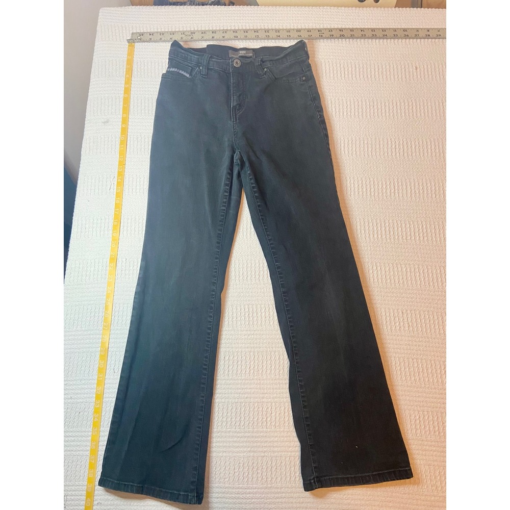 Levis 512 Perfectly Slimming Bootcut Jeans Black Denim
